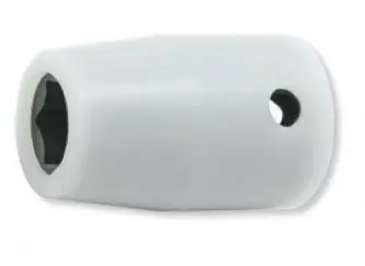3/8 Sq. Dr. Socket with Plastic Protector 14mm 6 point Length 33.3mm Turnable POM cover