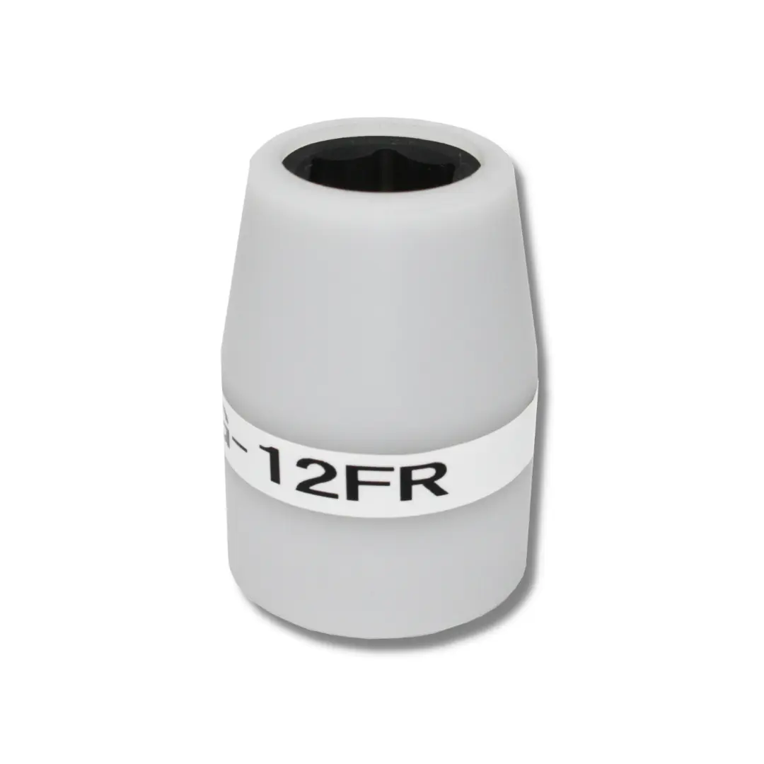 IMPACT SOCKET WITH MAGNET 1/2" SQ. DR. 12MM W.POM COVER