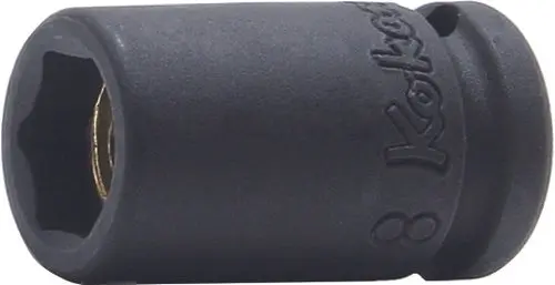 1/4 Sq. Dr. Socket 14mm 6 point Length 25mm Magnet