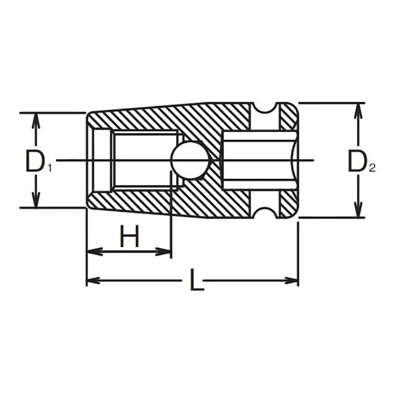 3/8 Sq. Dr. Stud Bolt Setter  M5 X 0.8  Length 32mm - Image 2