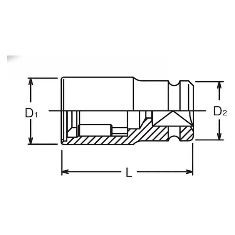 1/2 Sq. Dr. Stud Puller  16mm  75mm - Image 2