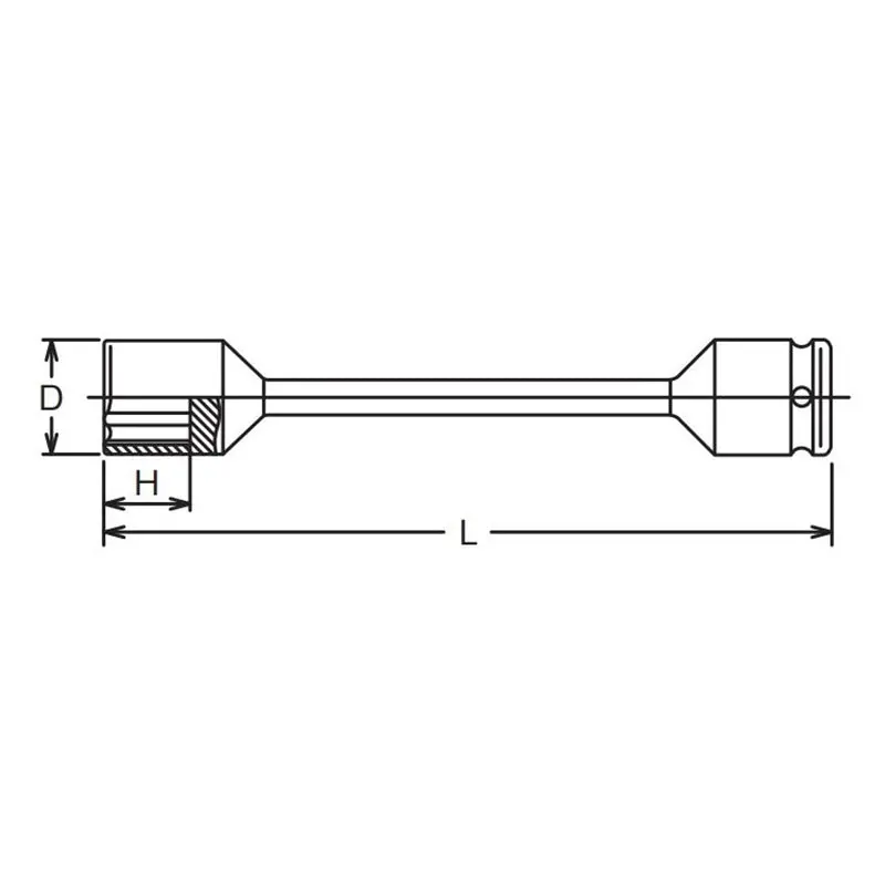 1 Sq. Dr. Torsion Bar 32mm x 700Nm Length 300mm - Image 2