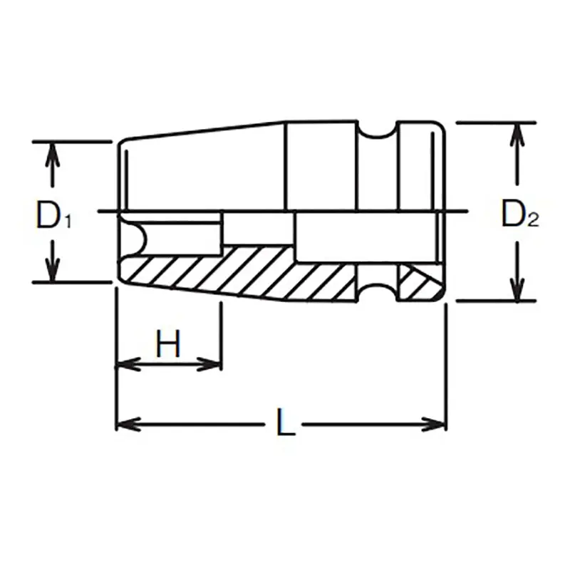 3/8 Sq. Dr. TORX® E14 Socket -  Length 32mm - Image 2