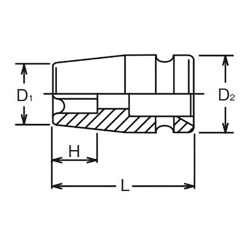 3/8 Sq. Dr. Impact TORX® E16 Socket - Length 32mm - Image 2