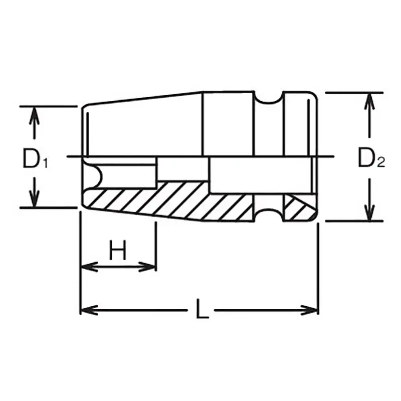 3/4 Sq. Dr. Impact TORXplus® 28EPL Socket - Length 60mm - Image 2