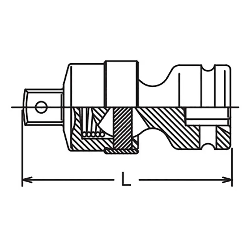 3/4 Sq. Dr. Universal Joint  3/4 Square Length 106mm Hole type - Image 2