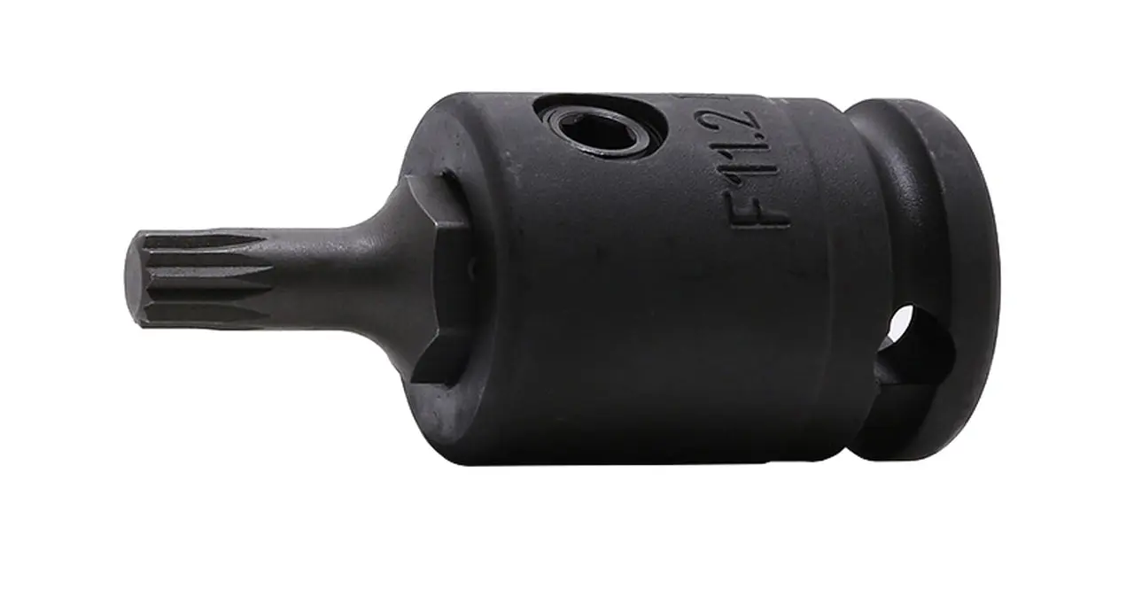 3/8 Sq. Dr. Bit Socket XZN M6 Triple Square Length 52mm