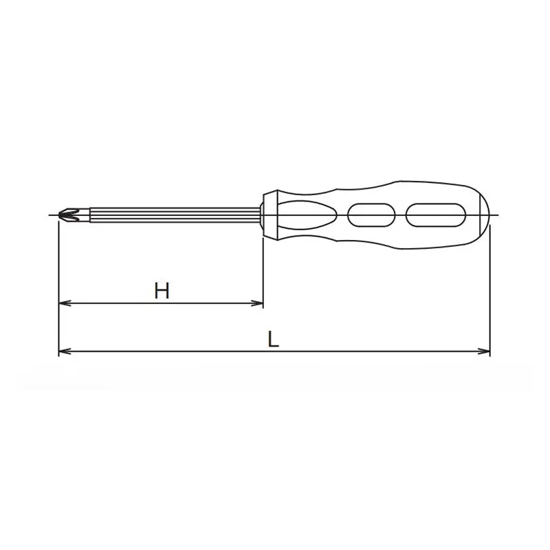 Interchangeable Screwdriver PH2 x 6mm Length 310mm - Image 2