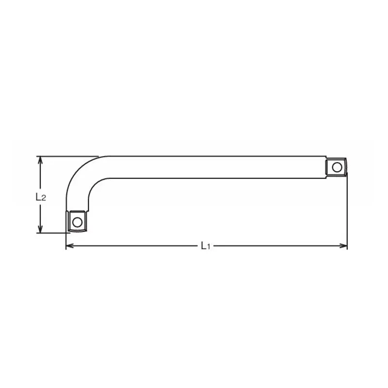 1/2 Sq. Dr. L Handle  1/2 Square Length 260?? - Image 2