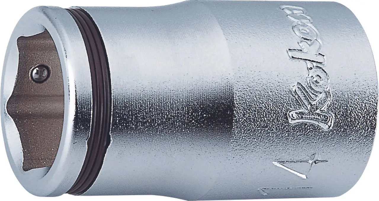 1/2 Sq. Dr. Nut Grip Metric Chrome Socket in 24mm