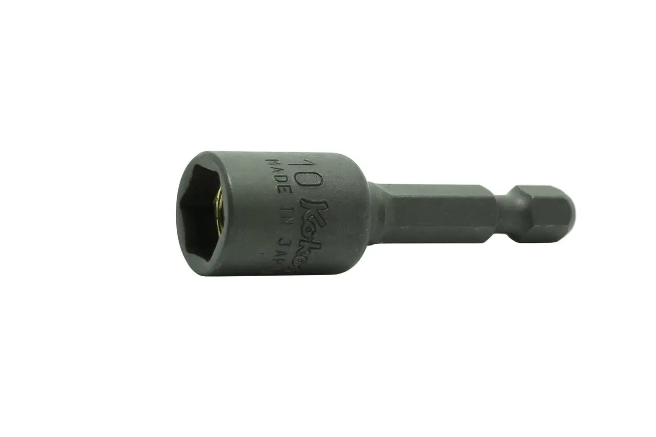 1/4 Hex Dr. Nut Setter 6mm 6 point Length 50mm Magnet
