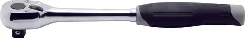 1/2 Sq. Dr. Ratchet Handle 30 teeth Length 250mm Push Button Plastic Handle