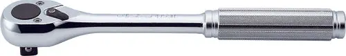 1/2 Sq. Dr. Ratchet Handle  24 teeth  Length 250mm Push Button Metal Handle