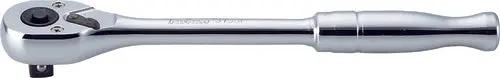 3/8 Sq. Dr. Push Button 24 teeth Ratchet w/ Polished Handle