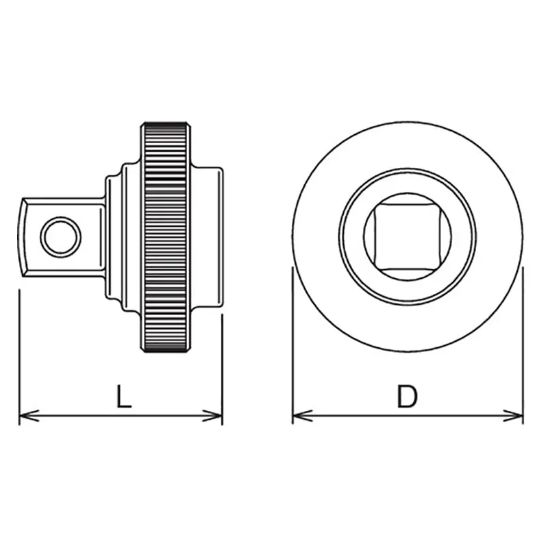 1/2 Sq. Dr. Quick Spinner  1/2 Square Length 34.5mm - Image 2