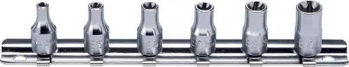1/4 Sq. Dr. 6 piece TORX® Socket Set E4-E10