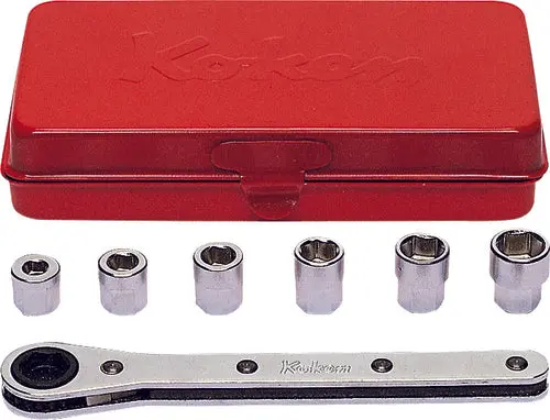 Socket Set  5-10mm 6 point   7 pieces