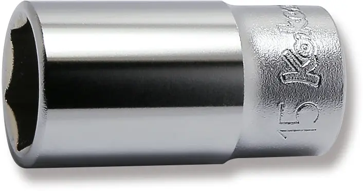 3/8 Sq. Dr. Socket 15mm 6 point Length 40mm