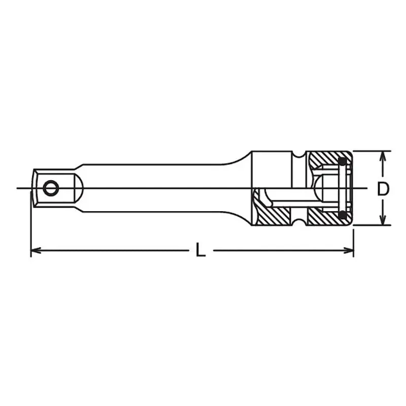 1/2 Sq. Dr. Adaptor 3/8 Square 75mm Pin type - Image 5