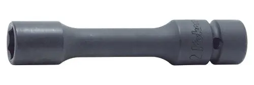12mm 3/8 Sq. Dr. 6 point Sleeve Drive Extension Socket, 200mm Long