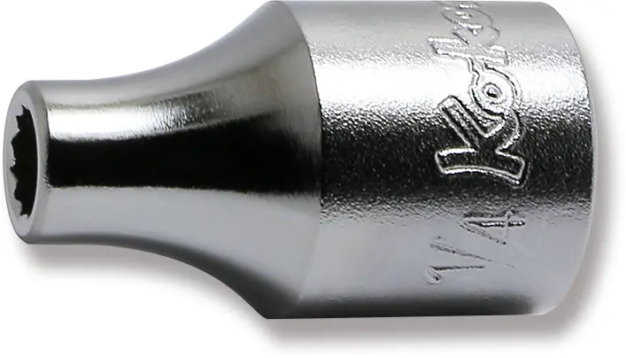 1/2 Sq. Dr. Chrome SAE 12 Point Socket 1/4"