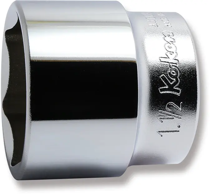 1/2 Sq. Dr. Chrome SAE 6 Point Socket 1.1/2"