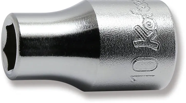 1/2 Sq. Dr. Chrome 6 Point Metric Socket 10mm