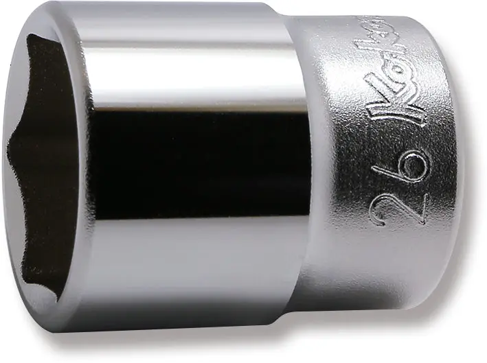 1/2 Sq. Dr. Chrome 6 Point Metric Socket 26mm