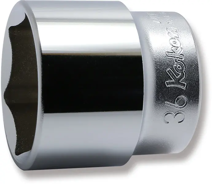 1/2 Sq. Dr. Chrome 6 Point Metric Socket 36mm