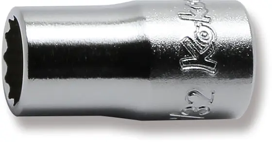 1/4 Sq. Dr. 12 point chrome SAE Socket  9/32