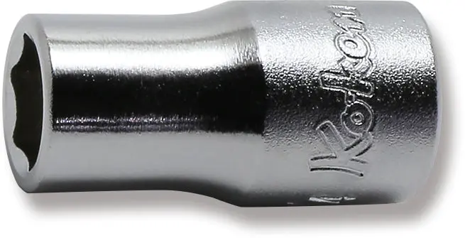 1/4 Sq. Dr. 6 point chrome SAE Socket  1/4