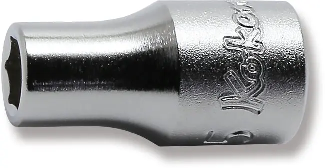 1/4 Sq. Dr. 6 point chrome Metric Socket  5mm