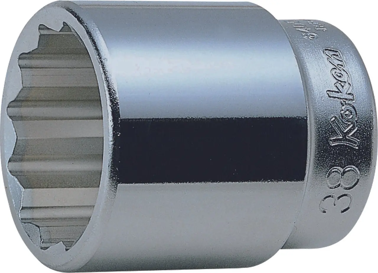 3/4 Sq. Dr. Socket 22mm 12 point Length 50mm