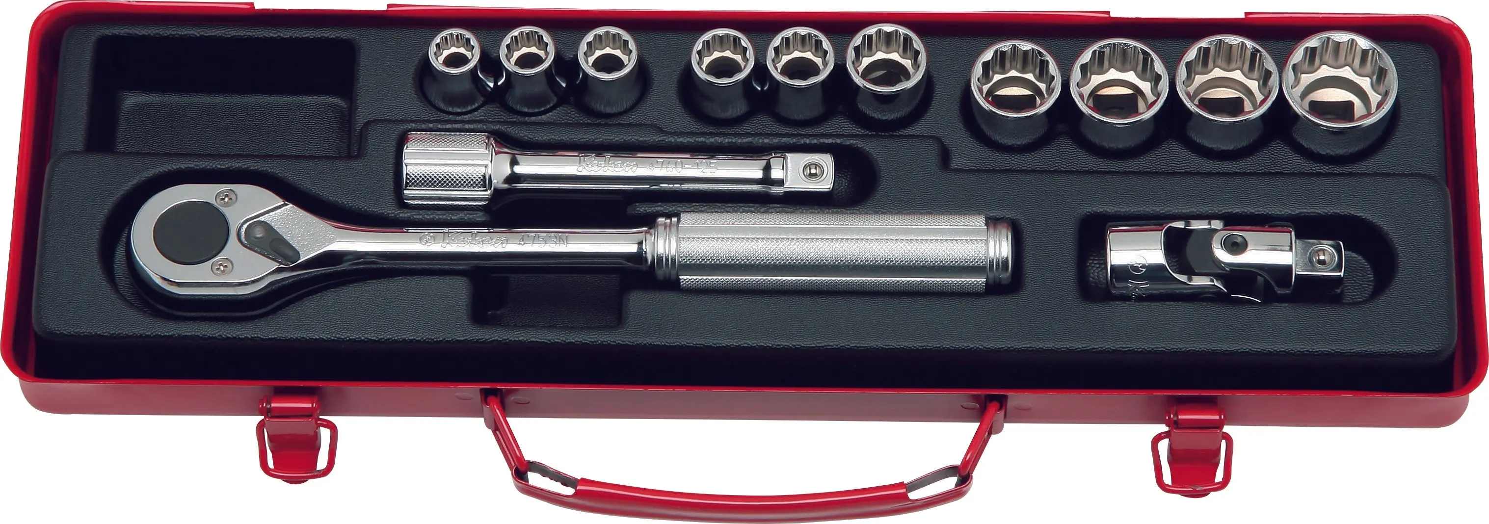 1/2 Sq. Dr. 13 Piece 12-Point Metric Socket set 10-24mm