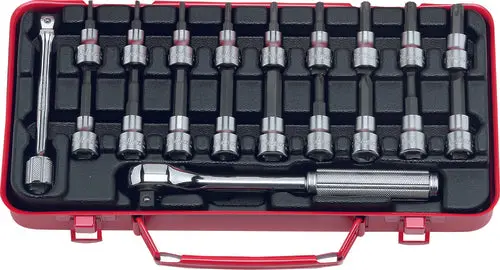 20 Piece 3/8 Sq. Dr. Bit Socket Set