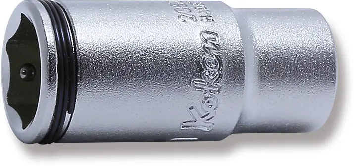 1/4 Sq. Dr. Semi-Deep NUT GRIP® Socket 6mm