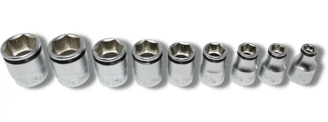 3/8 Sq. Dr. Nut-Grip, SAE, Socket Set - 9 pieces - Image 2