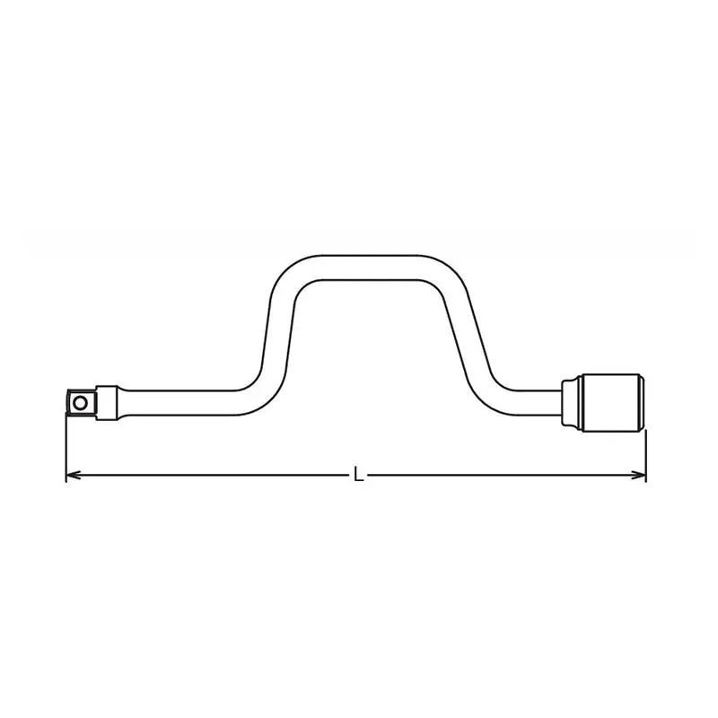 1/2 Sq. Dr. Speed Handle    Length 400mm - Image 2