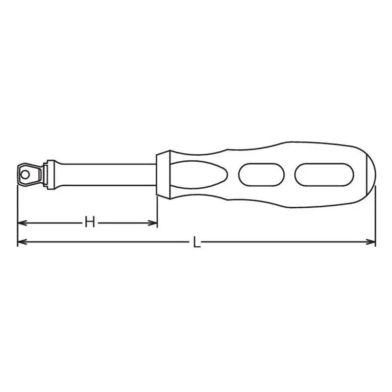 3/8 Sq. Dr. Spinner Handle Wobble-Fix Length 160mm - Image 2