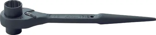 Spud Ratchet 13 x 17mm 12 point Length 250mm