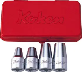 1/2 Sq. Dr. Stud Bolt Setter set M6-M12 4 pieces