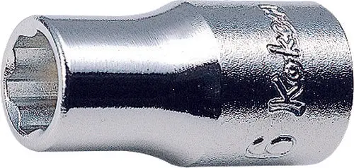 1/4 Sq. Dr. Socket 10mm Surface Length 22mm