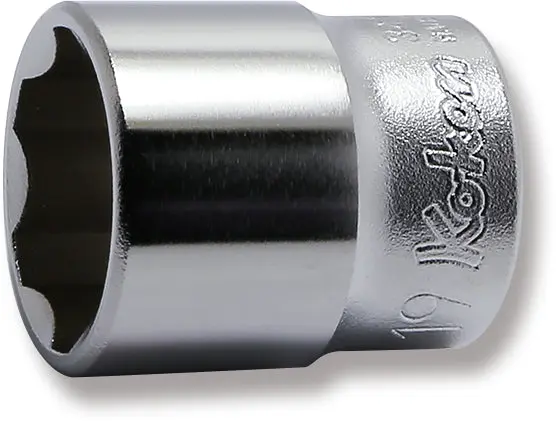 3/8 Sq. Dr. Socket  19mm Surface Length 30mm