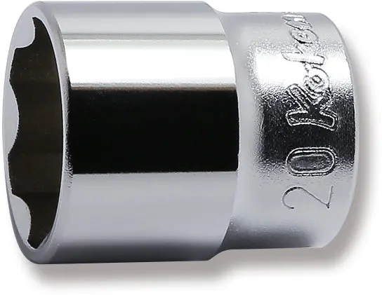 3/8 Sq. Dr. Socket  20mm Surface Length 31mm