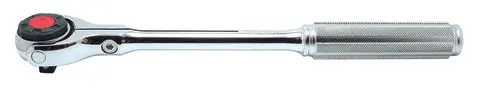 3/8 Sq. Dr. Swivel Head Ratchet 45 teeth - Serrated Metal Handle