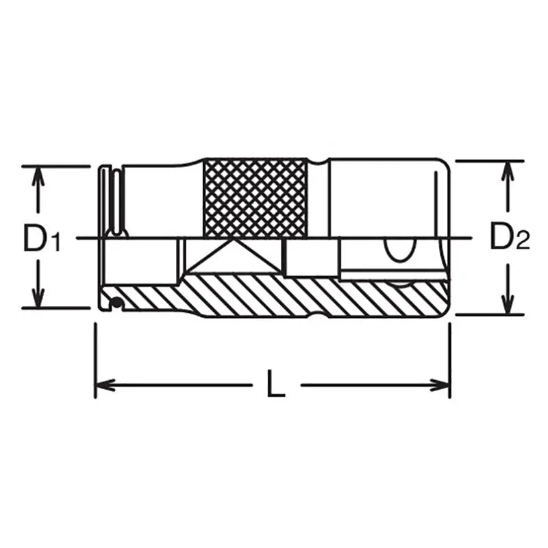3/8 Sq. Dr. Tap Holder  S9mm R11mm Length 40mm - Image 2
