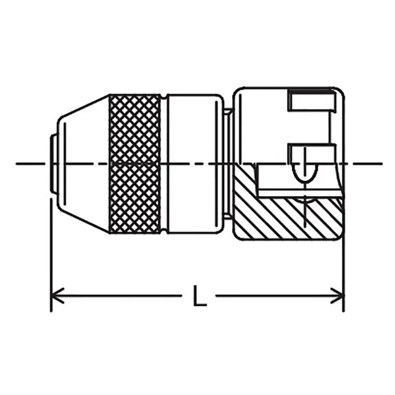 3/8 Sq. Dr. Adjustable Tap Holder  Min. 2.0mm Max. 5.0mm Length 42mm - Image 2