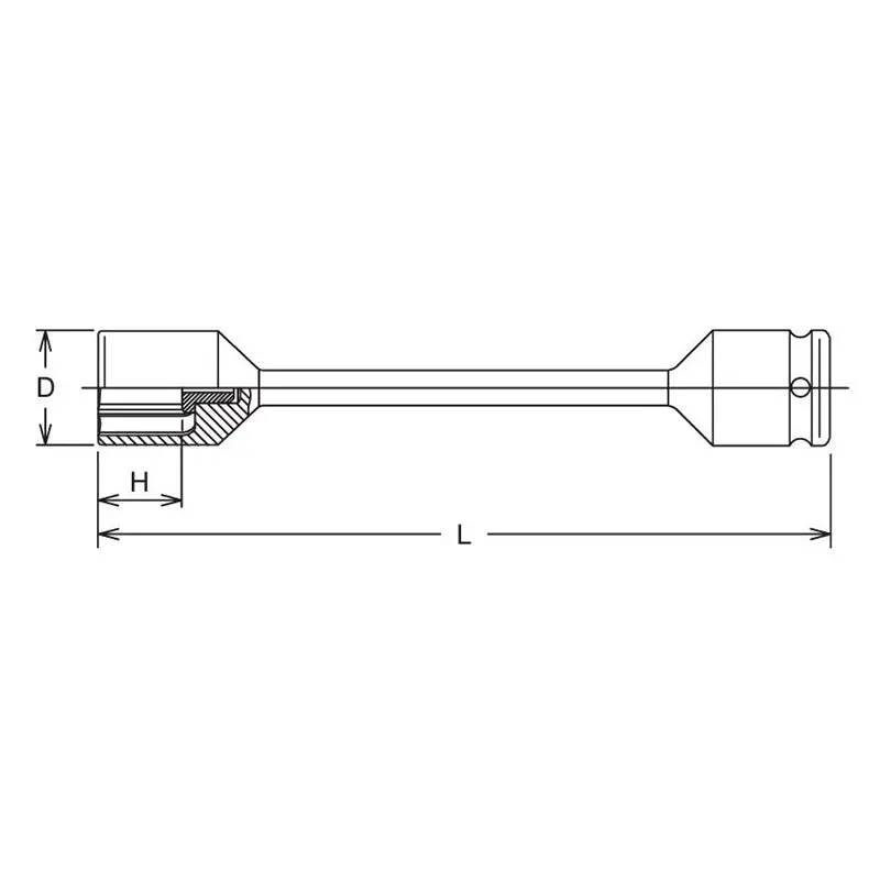 1/2 Sq. Dr. Torsion Bar  17mm x 120NM  Length 203mm Color coded - Image 2