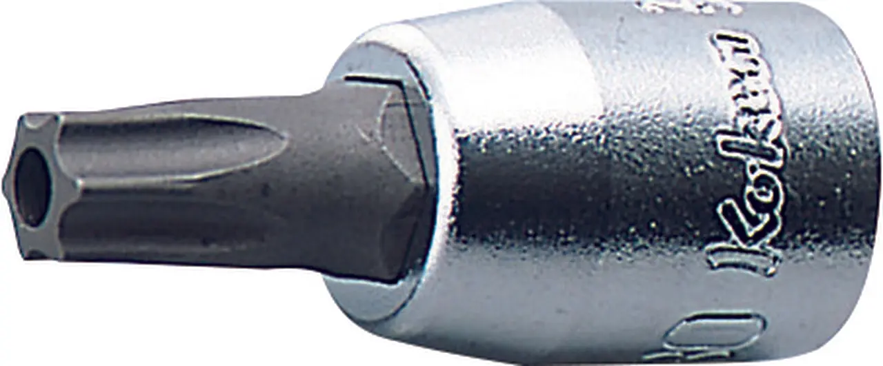 1/4 Sq. Dr. Tamper-Resistant TORX® T10H Bit Socket - Length 28mm