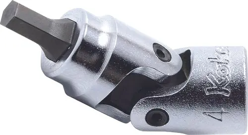 1/4 Sq. Dr. Universal Bit Socket 5mm Hex Length 40mm